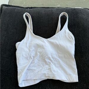 White Lululemon align tank size 0
